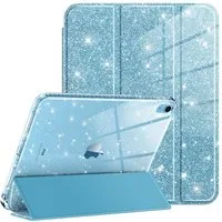 Fintie Tablet-Hülle für iPad 11 Generation 11 Zoll 2025(A16), iPad 10 Generation 2022, mit Stifthalter, Glitzernde Stoßfeste Case mit Glänzende Rückseite