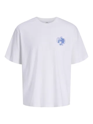 JACK&JONES - JORVACATION TEE SS CREW NECK TG JNR Weiß - Gr. - 176