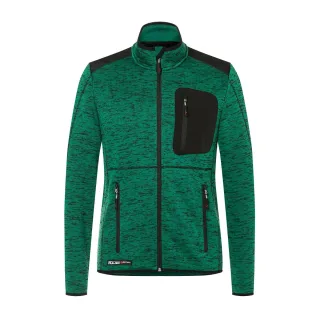 KÜBLER PULSE DAILY Strickjacke moosgrün/schwarz XL - 1441 6335 04-6599-XL