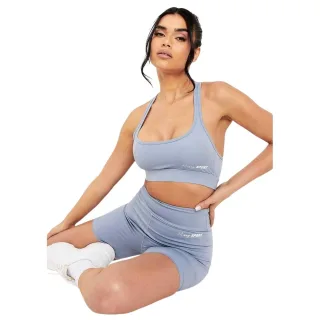 Missy Empire - Sport-BH für Damen (Blau)