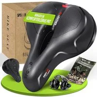 LuxusKollektion Fahrradsattel Fahrradsattel Bequem Memory Foam Ergonomisch Atmungsaktiv Wasserdicht