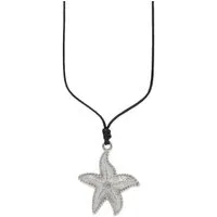 Aniston JEWELRY & WATCHES Kette mit Anhänger Schmuck Geschenk Lederkette lang mit Anhänger Seestern