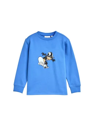tom tailor kids - Sweatshirt mit Print soft mid blue - Gr. - 92/98