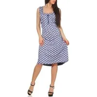 simaranda Sommerkleid 32 Sommerkleid Strandkleid Maxikleid mit Print