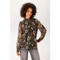 Aniston CASUAL Schlupfbluse mit fantasievollem Blumendruck - NEUE KOLLEKTION