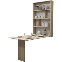 MIRJAN24 Klapptisch Abi, mit Regalen, Tisch ideal für Esszimmer