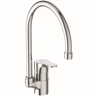 Ideal Standard Küchenarmatur Cerabase Ausladung 200mm hoher Auslauf Chrom, BD050AA BD050AA