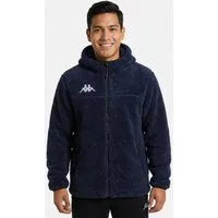 Kappa Plüschjacke Plüschjacke 6cento 635S mit kuscheligem Teddy-Fell L Dunkelblau