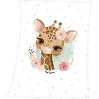 Babydecke Giraffe, Baby Best, mit liebevollem Motiv, Kuscheldecke
