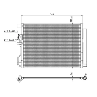 NRF Klimakondensator + Trockner Hyundai Tucson Kia Sportage 350501