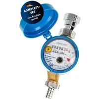 Schlösser Wasserzähler Zapfhahnzähler - Gartenzähler für Zapfhahn, 3/4 Zoll Anschlussgewinde, (inkl. Dichtung)