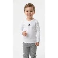 adidas Performance Langarmshirt TEAM BASE TEE Y für Kinder, mit V-Ausschnitt, ohne Verschluss