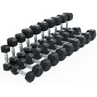 ATLETICA Kurzhantel Hexagon Hanteln PRO, Set 2.5 - 25kg