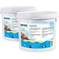 Höfer Chemie GmbH Poolpflege 2x 5 kg BAYZID® Alkafix zur Anhebung der Alkalinität (TA), Reguliert Alkalinität für stabile Wasserwerte