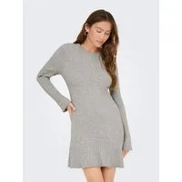 ONLY Minikleid ONLMICHELLA LS O-NECK DRESS KNT Sommerkleid