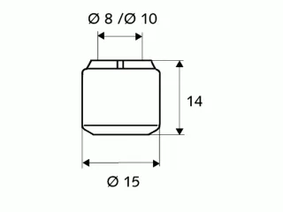 Schell Längenausgleichsstück komplett 3/8"x10mm 266210099