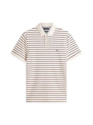 Tommy Hilfiger - Regular fit: Poloshirt weiß - Gr. - M