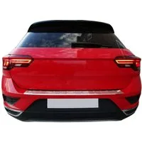 RECAMBO Ladekantenschutz für VW T-ROC (A11) ab 2017- Stoßstangenschutz, V2A rostfrei, Exklusive Optik, praktischer Schutz & perfekte Passform