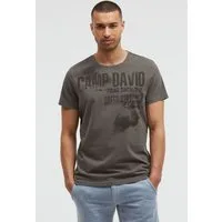 CAMP DAVID Rundhalsshirt aus Baumwolle