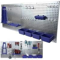 Bituxx Lochwand-Ausstattung Bituxx Werkzeugwand mit 32 tlg. Sortiment, 32-tlg., MS-19496, Modular erweiterbar/kombinierbar mit weiteren Platten