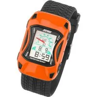 Taffstyle Quarzuhr Kinder Armbanduhr Silikon Auto Digital Alarm Uhr, Jungen Quartz Stoppuhr Sportuhr Kinderuhr Farbige Lernuhr Silikonuhr