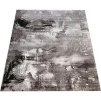 Paco Home Teppich Canvas 754, rechteckig, Höhe: 16 mm, Kurzflor, modernes Design, mit Arizona Leinwand Optik