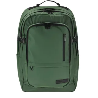 Regenabweisender Rucksack aus Nylon in bottlegreen mit Laptopfach | Greenburry. Die strukturierte Aufteilung für Ihren bestens geordneten Alltag.
