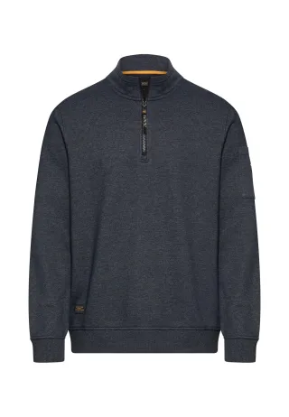 camel active - Sweatshirt mit Troyerkragen dark navy - Gr. - XL