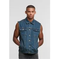 URBAN CLASSICS Funktionsweste Denim Vest ärmellosen Jeansweste