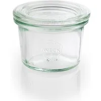 APS Einmachglas Weck, Glas, (Set, 12-tlg), vielseitig einsetzbar, zum Präsentieren/Bevorraten/Einfrieren, Deko