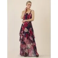 Apart Chiffonkleid mit floraler Eleganz