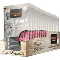 Leonardo Catfood Lamm & Cranberries - getreidefreies Nassfutter mit Lachsöl 16x85g, Nassfutter für: Katzen