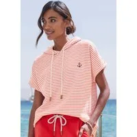 H.I.S Sweatshirt gestreift und mit Kapuze, Loungewear