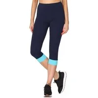 Merry Style Leggings Damen Leggings aus Baumwolle mit angenähtem Bündchen MS10-379 (1-tlg) elastischer Bund