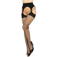 GLAMORY Netzstrumpfhose Mesh Ouvert Plus Size, Ouvert