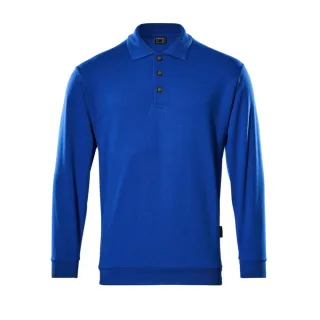MASCOT Trinidad Polo-Sweatshirt CROSSOVER Kornblau S - 00785-280-11-S