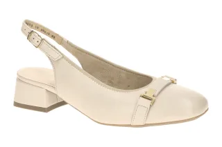 ara 12-20413 08 GRAZ 2.0 Damen Sling Pumps beige Glattleder High Soft Fu?bett