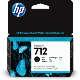 Original 3ED70A HP 712 DNJ Tinte black ST 38ml