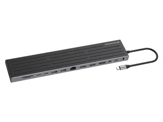 Conceptronic DONN32B 14-in-1 MST-Dockingstation USB 3.2 Gen 1 | donn32b | HDMI x2 - DisplayPort