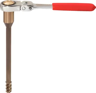 KS Tools Reibahle für ABS-Sensoren mit abwinkelbarer Knarre, Ø 10,0 mm - 150.1981