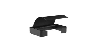 emco loft Papierhalter mit Deckel, schwarz, 050013300 050013300