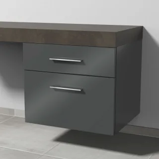 Sanipa Unterschrank 2morrow (G2187) 510x600x520 Anthrazit-Glanz, G218779 G218779