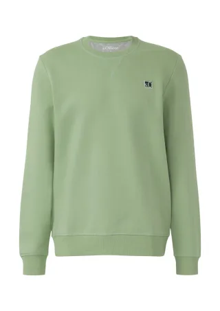 s.Oliver Red Label - Sweatshirt mit Crew Neck grün - Gr. - S