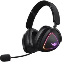 Asus ROG Delta II Gaming-Headset (kabellos, RGB, Bluetooth, 2,4 GHz, kabelgebunden 3,5-mm-Anschluss)