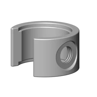 Dornbracht Halter für Handbrause Ersatzteile 091720014 20 x 35 x 31 mm Messing gebürstet (23kt Gold) 091720014-28