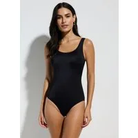 bonprix Badeanzug mit integrierten Softcups, elastisches Material, Basic Stil