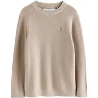 Next Rundhalspullover Strickpullover mit Rundhalsausschnitt und Hirsch (1-tlg)