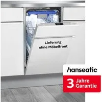 Hanseatic vollintegrierbarer Geschirrspüler HGVI4582D10J7714GS, 10 Maßgedecke, inkl. 3 Jahre Herstellergarantie
