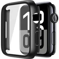 MSM Smartwatch-Hülle Hülle für Apple Watch Series 10 Case 42mm 46mm Display Schutzglas 9H