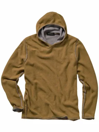 Mey & Edlich Herren Meister-Hoodie Gelb 62 % Baumwolle, 24 % Polyacryl, 9 % Viskose, 5 % Wolle